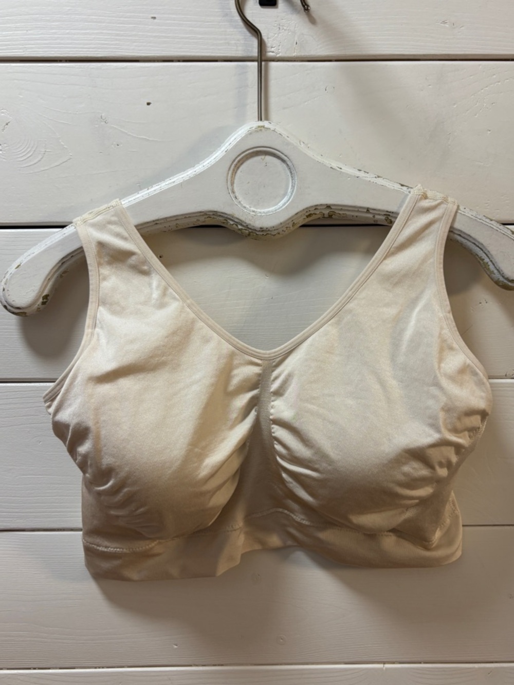 TRUEKIND Beige Wireless Comfort Bra 4XL